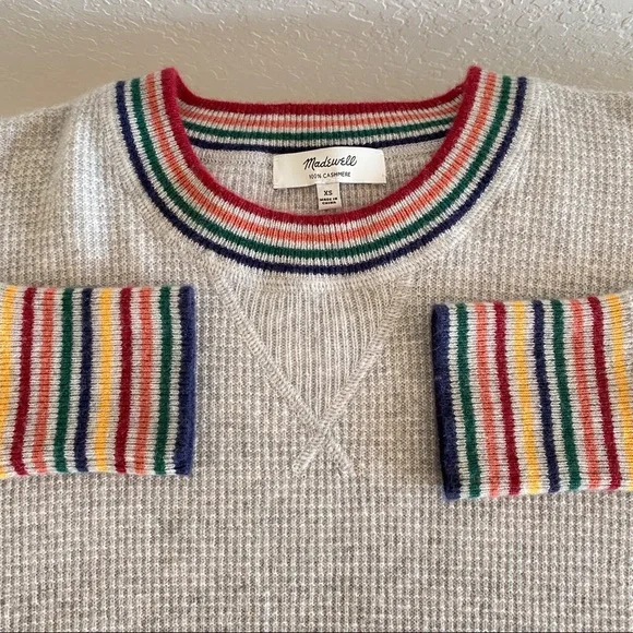 Madewell gray oversized Cashmere Sweater - Picture 7 of 11